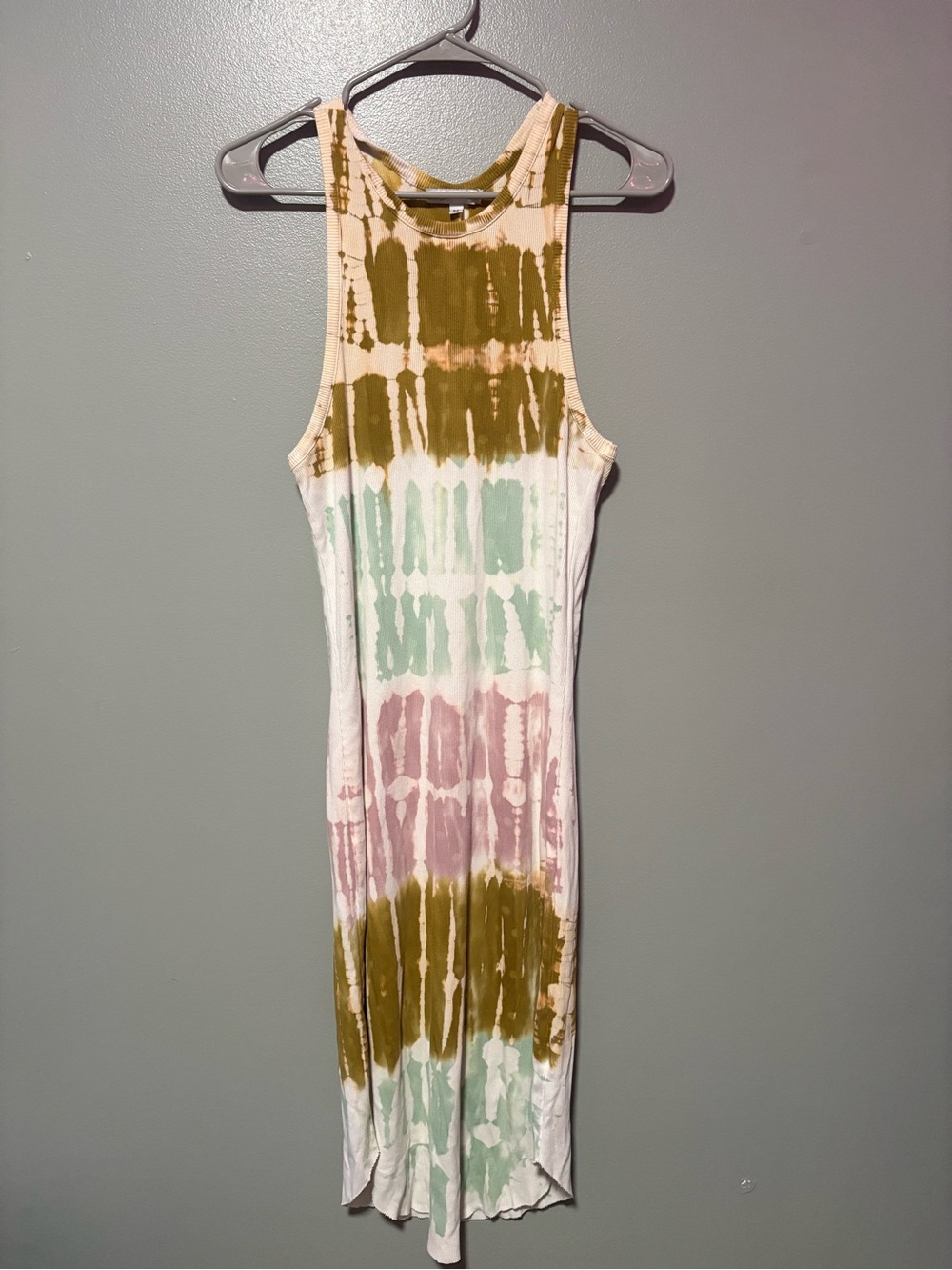Young Fabulous & Broke Tie-Dye Ribbed Midi Dress – Size Medium